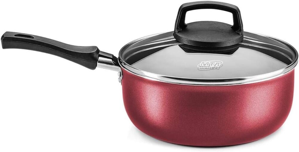Jogo De Panelas 10 Pçs Antiaderente Trevalla Gourmet Cereja ... - Image 3
