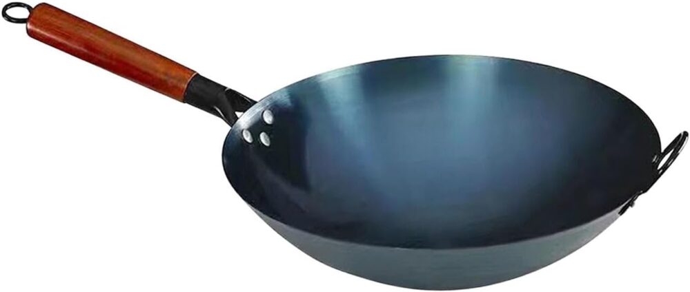 Yajuyi Panela Wok Ferro Wok Fogão de Indução a Gás Manual Fo... - Image 7