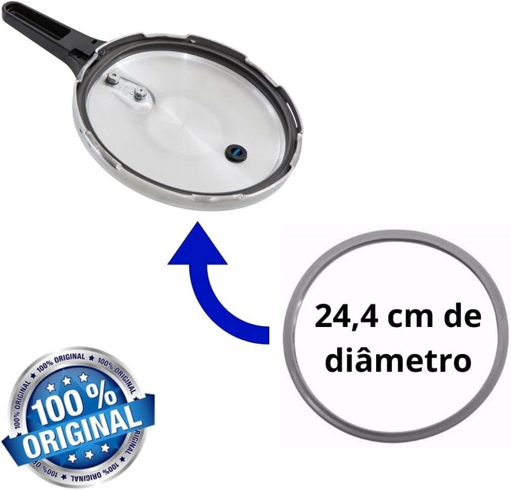 Kit Cabo Da Tampa E Borracha Nigro Eterna 3/4,5/6 Litros - Image 3