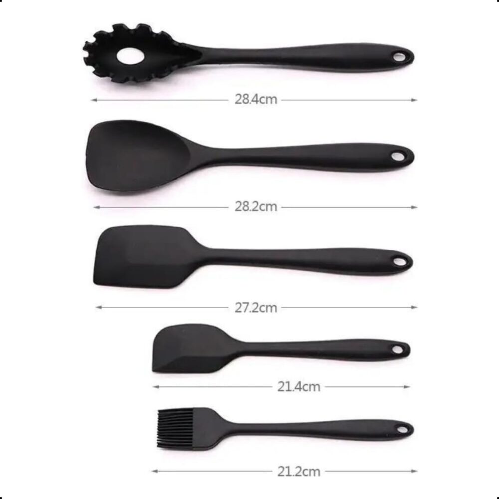 Conjunto Utensílios Profissional 10 Peças Cozinha Silicone P... - Image 8