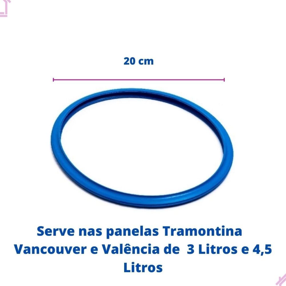 Borracha De Silicone Para Panelas De Pressão Tramontina 20cm - Image 2
