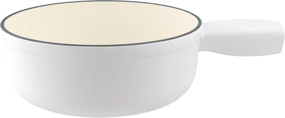 Swissmar Panela de fondue de queijo de ferro fundido esmalta...