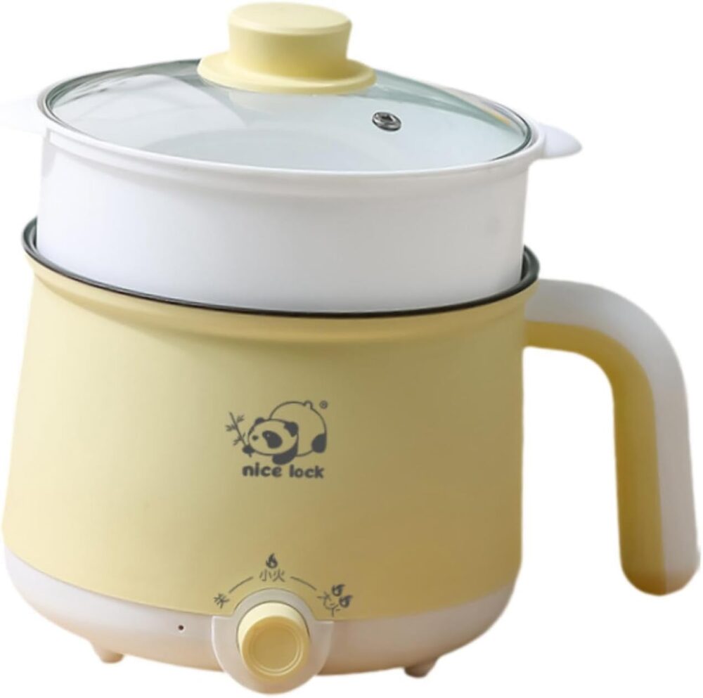 SiaBiced Mini panela elétrica de viagem com alça para arroz ... - Image 6