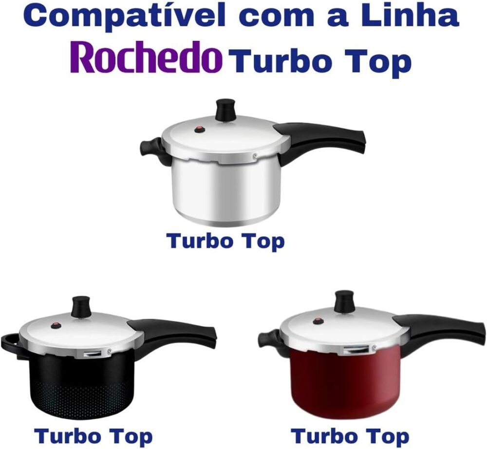 Borracha Panela De Pressão Rochedo Turbo Top E Clock Confort... - Image 5