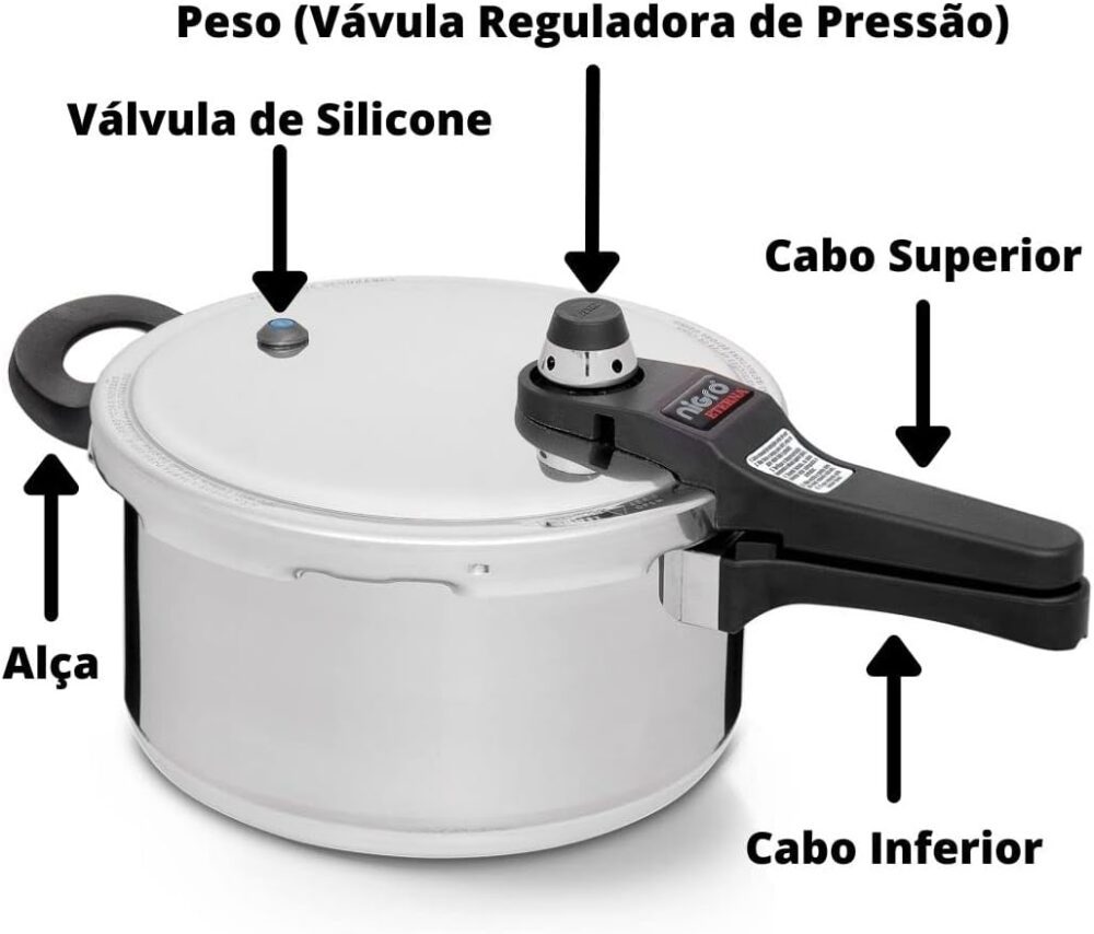 Cabo Superior Panela De Pressão Nigro Eterna 3l. 4,5l. E 6l. - Image 5