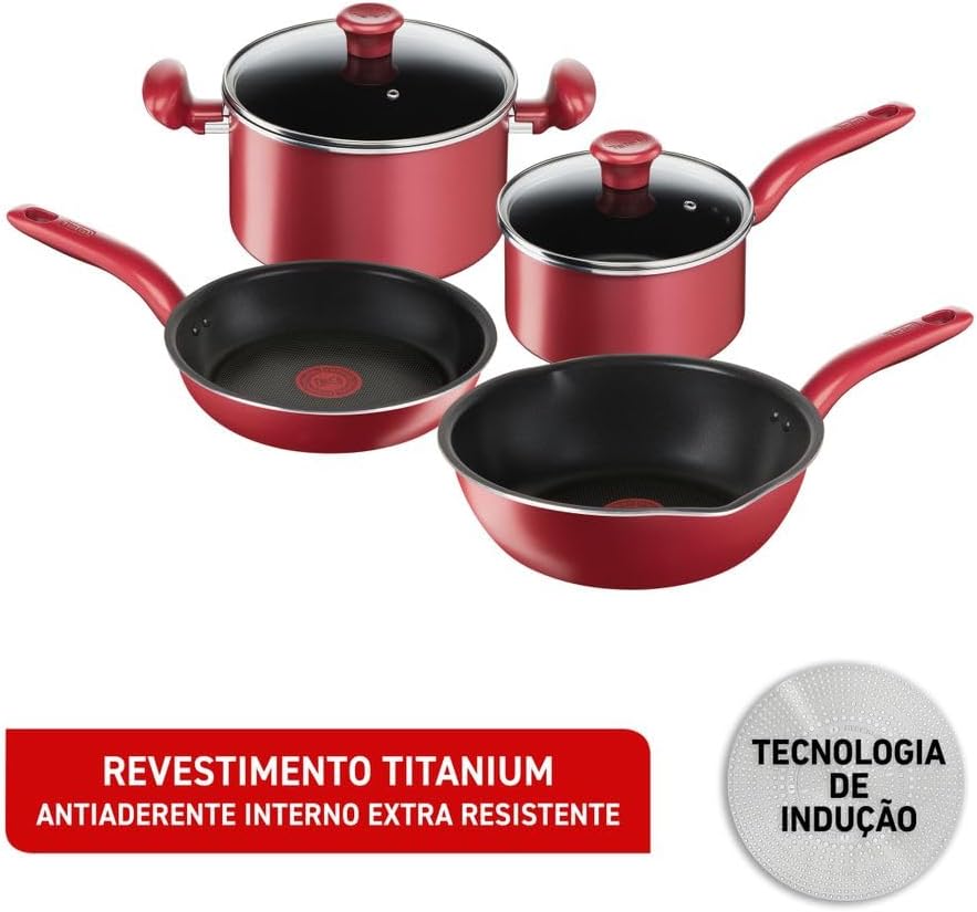 Jogo de Panelas Tefal So Chef 4 Peças Com Fundo triplo de In... - Image 2