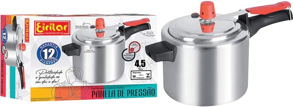 Panela de Pressão 4,5L Eirilar Polida - Image 2