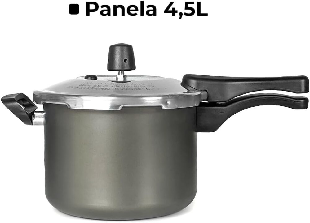 Kit Panela de Pressão Antiaderente Fechamento Externo 2 Peça... - Image 2