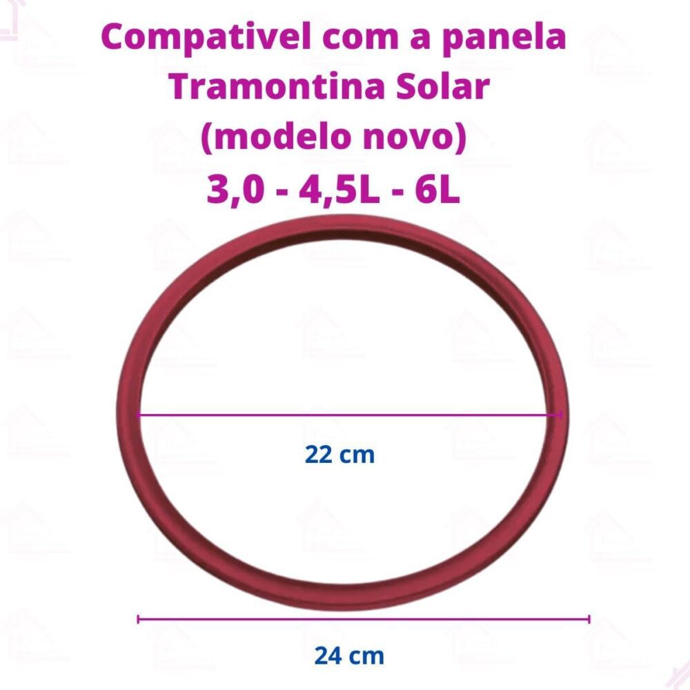 Borracha Original Anel De Vedação Panela Pressão Solar 3/4,5... - Image 2