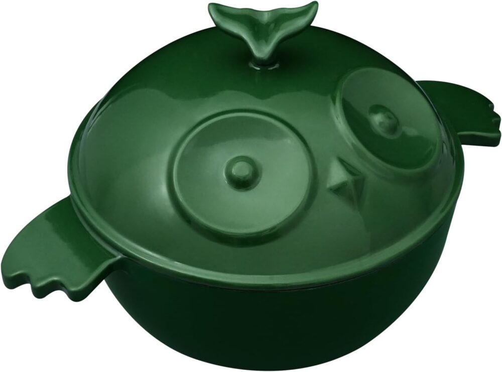 Flavehc Panela de forno holandês em forma de coruja com tamp... - Image 2