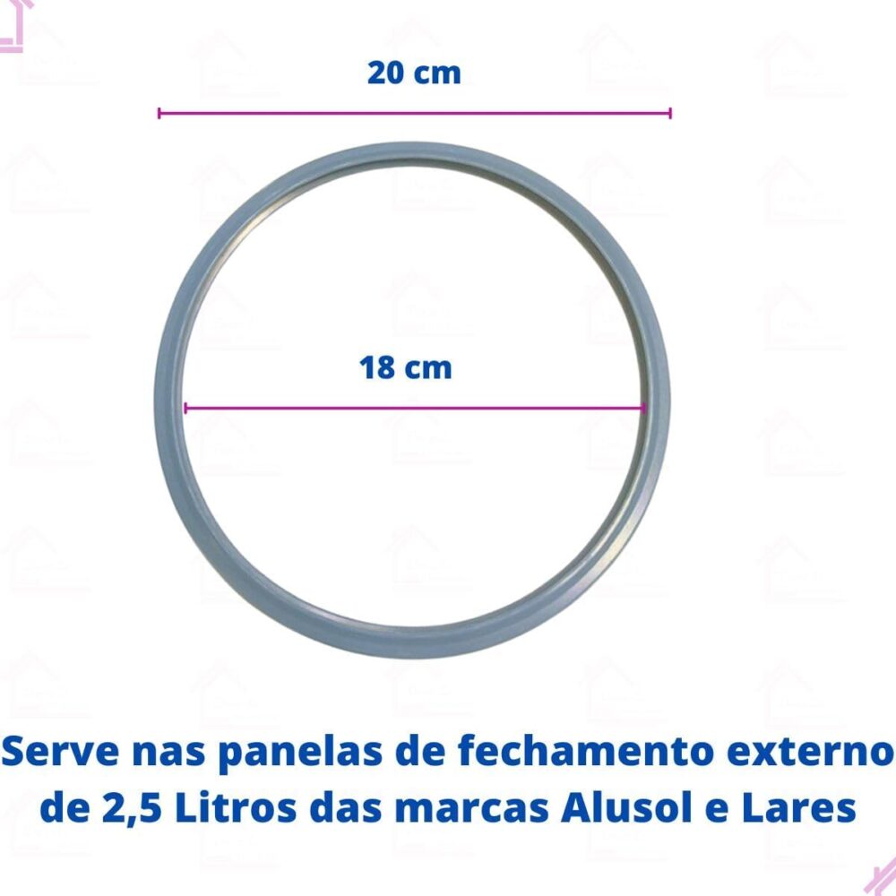 Borracha De Silicone Para Panela De Pressão Alusol E Lares 2... - Image 3