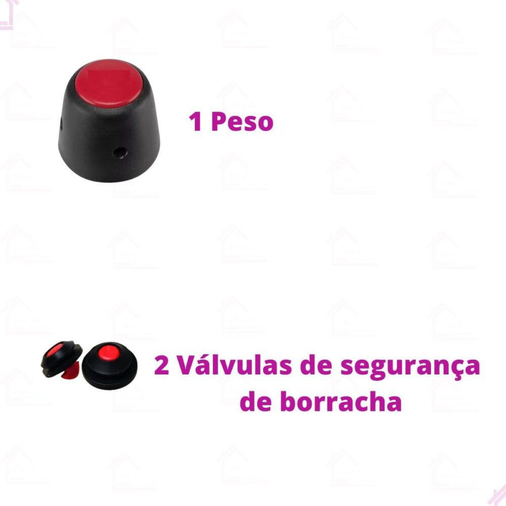 Kit Borracha Panela De Pressão Marcolar/Ramos/Fortaleza/Glob... - Image 5