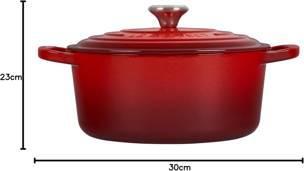 LE CREUSET Panela Redonda, 22 Cm - Signature, 2117722, Verme... - Image 8