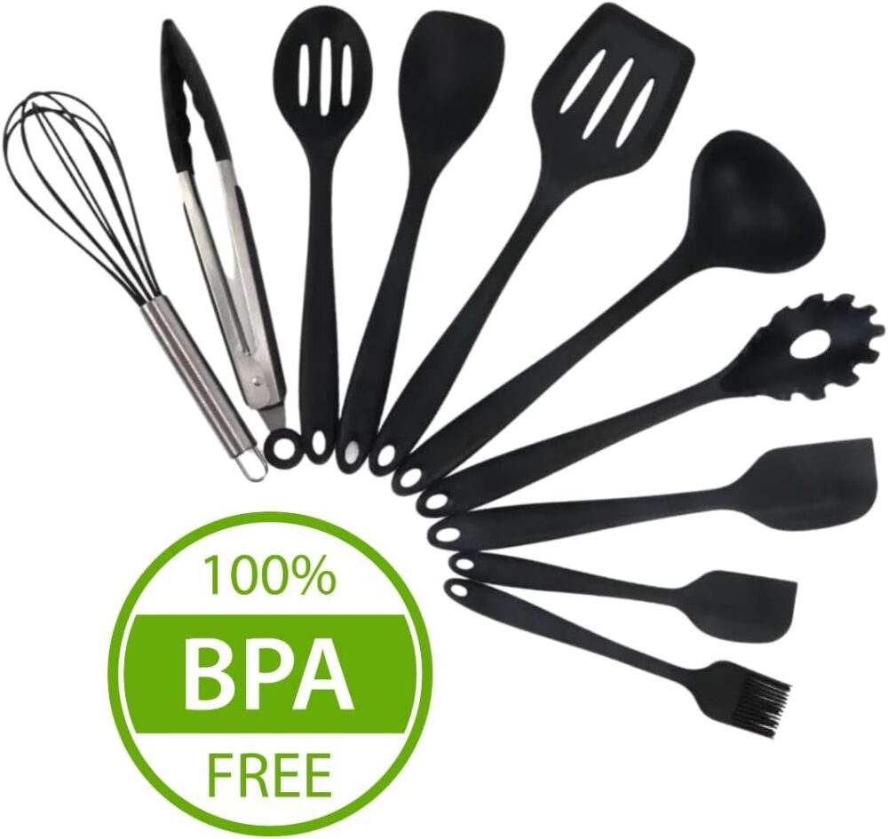 Conjunto Utensílios Profissional 10 Peças Cozinha Silicone P... - Image 3