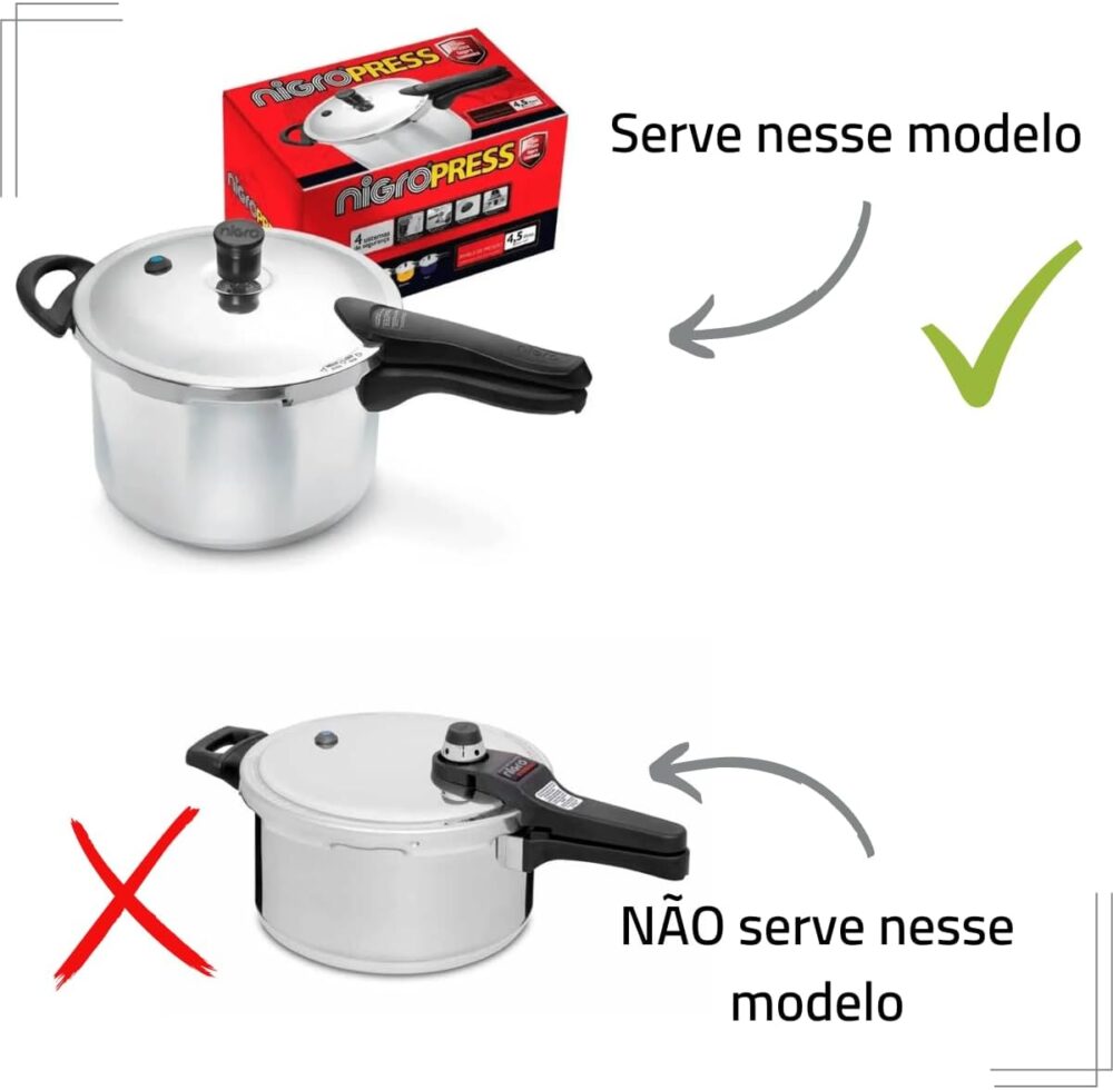 Borracha Anel Vedação Panela De Pressão Nigro Press 3L / 4,5... - Image 3