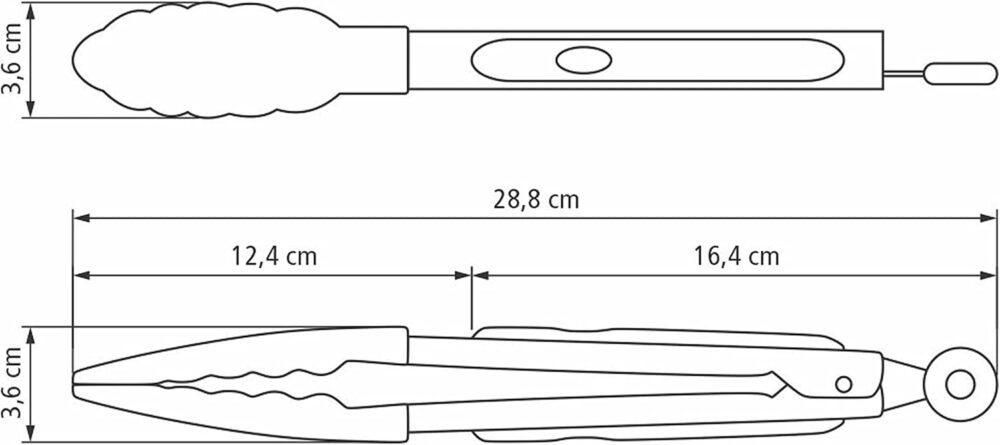 Pegador Multiuso Tramontina Molde em Silicone Cinza e Aço In... - Image 5