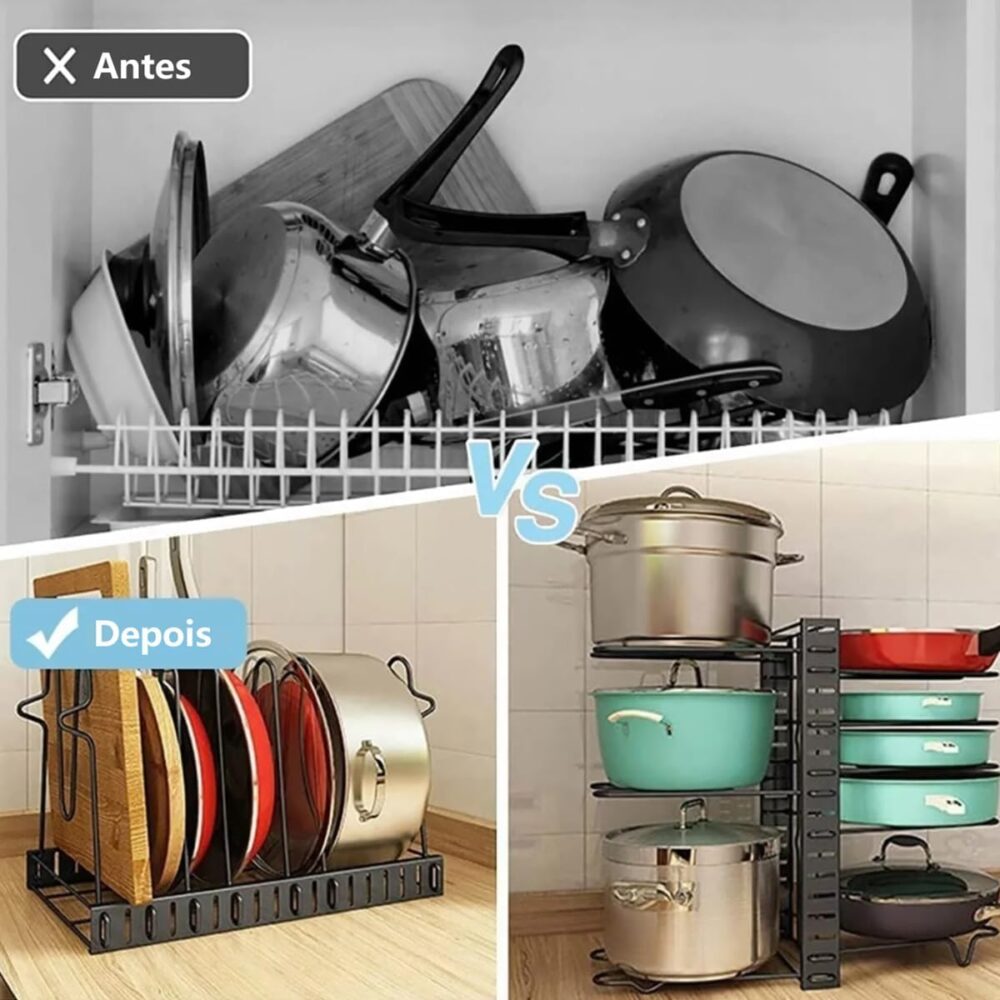 Escorredor de Louça Inox com Porta Pratos Talheres Copos Mod... - Image 7