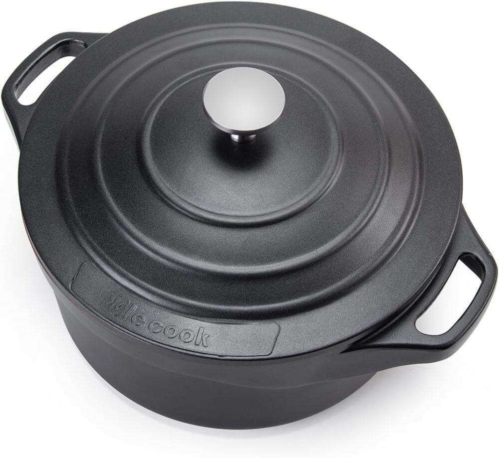 Panela Caçarola Revestimento Cerâmico 28 Cm Preta Le Cook - Image 5