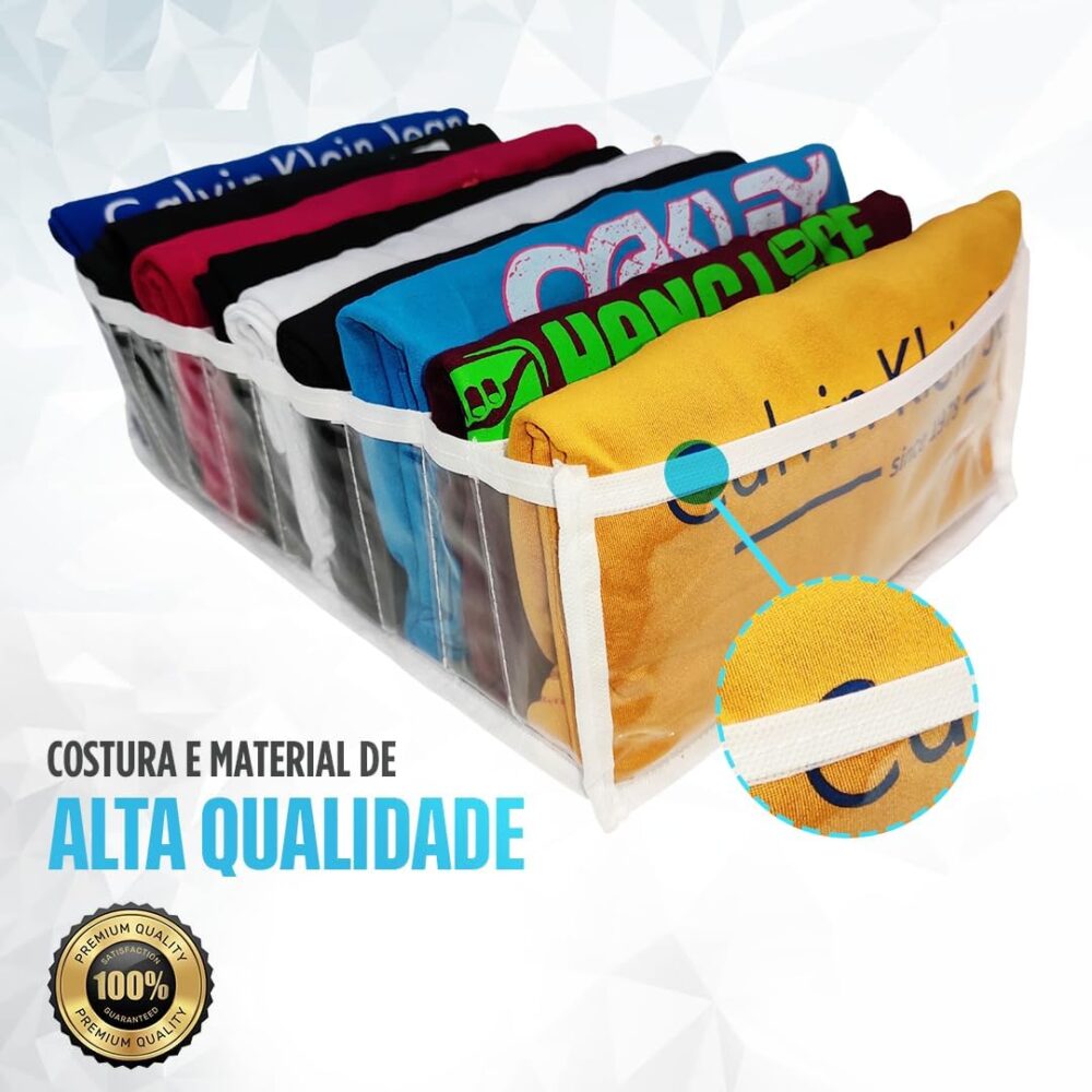 KIT 10 COLMEIAS ORGANIZADORAS G (10X25X35) PARA CAMISETAS - ... - Image 5
