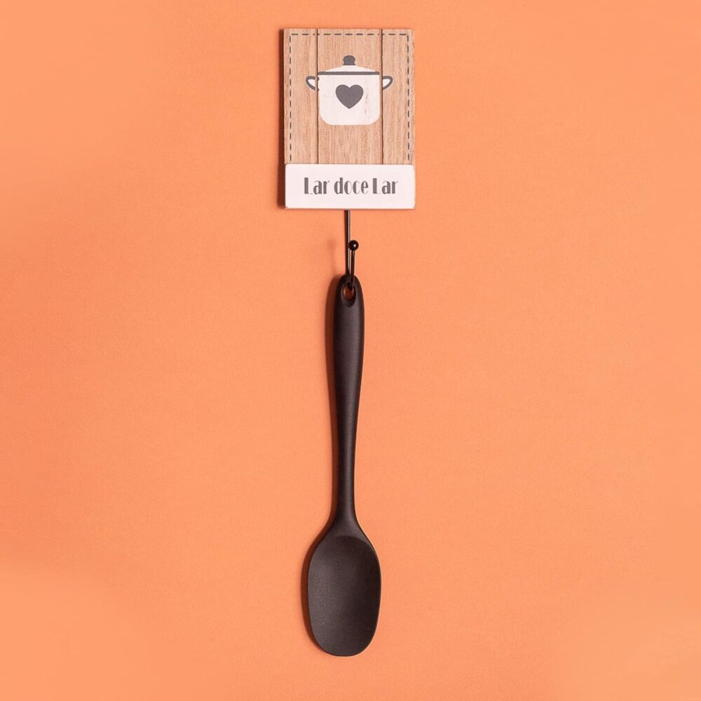 MOZCADA Espátula de Silicone Redonda Grande Preta - Image 3