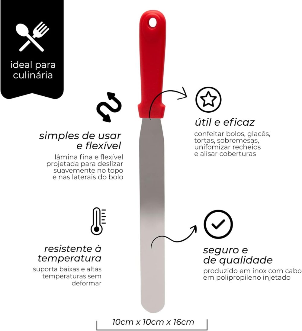 Espatula Inox P/confeite.38cm Mimo - Image 2