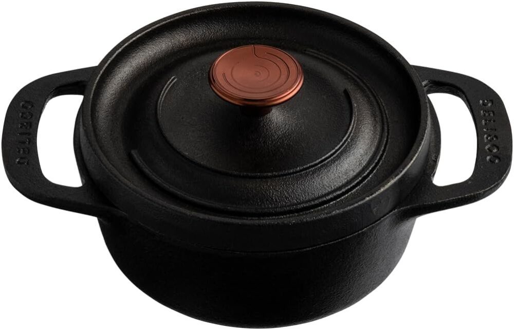 Caçarola de ferro Dutch Oven 16cm, panela de ferro polida e ... - Image 4