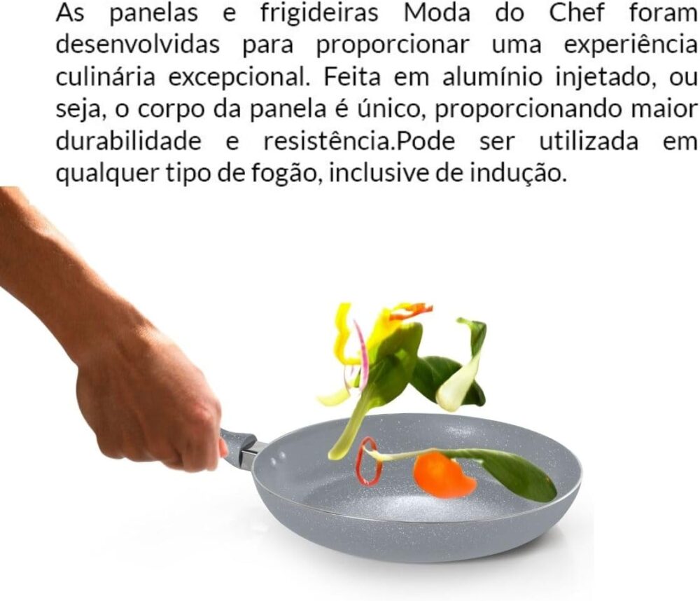 Frigideira 28cm com Antiaderente Premium Resistente Graniflo... - Image 8