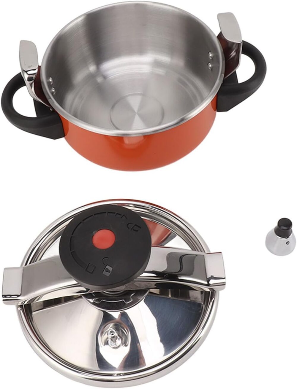 Mini panela de pressão de aço inoxidável 2L 2 litros panela ... - Image 6