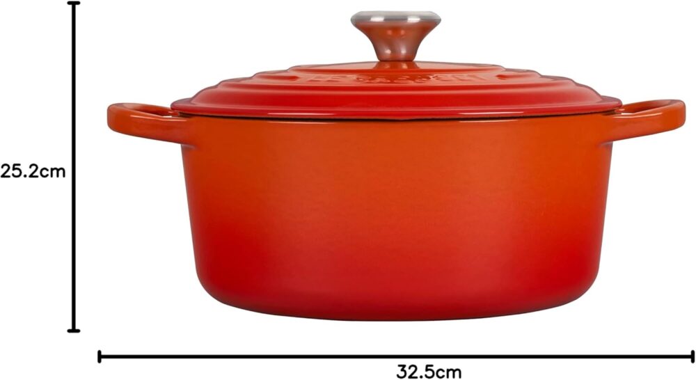 LE CREUSET Panela Redonda, 22 Cm - Signature, 2117722, Laran... - Image 9