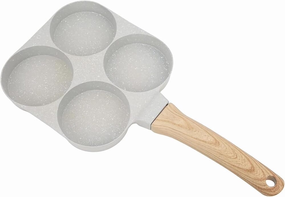 Frigideira Antiaderente 4 Furos Para Ovo Panela de ovo frito...