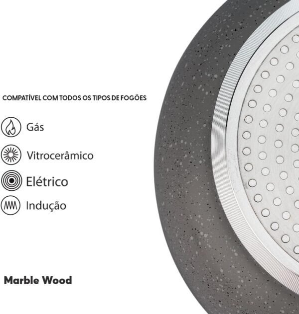 Brinox - Jogo de Panelas com Indução 6 Peças Pro-Ceramic Pre... - Image 3