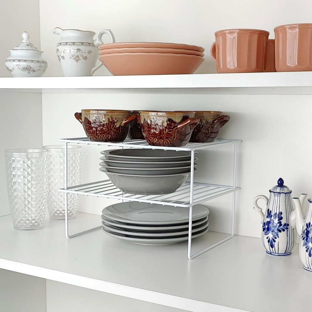Rack Organizador Objetos Armário Cozinha Prateleira Branco - Image 3