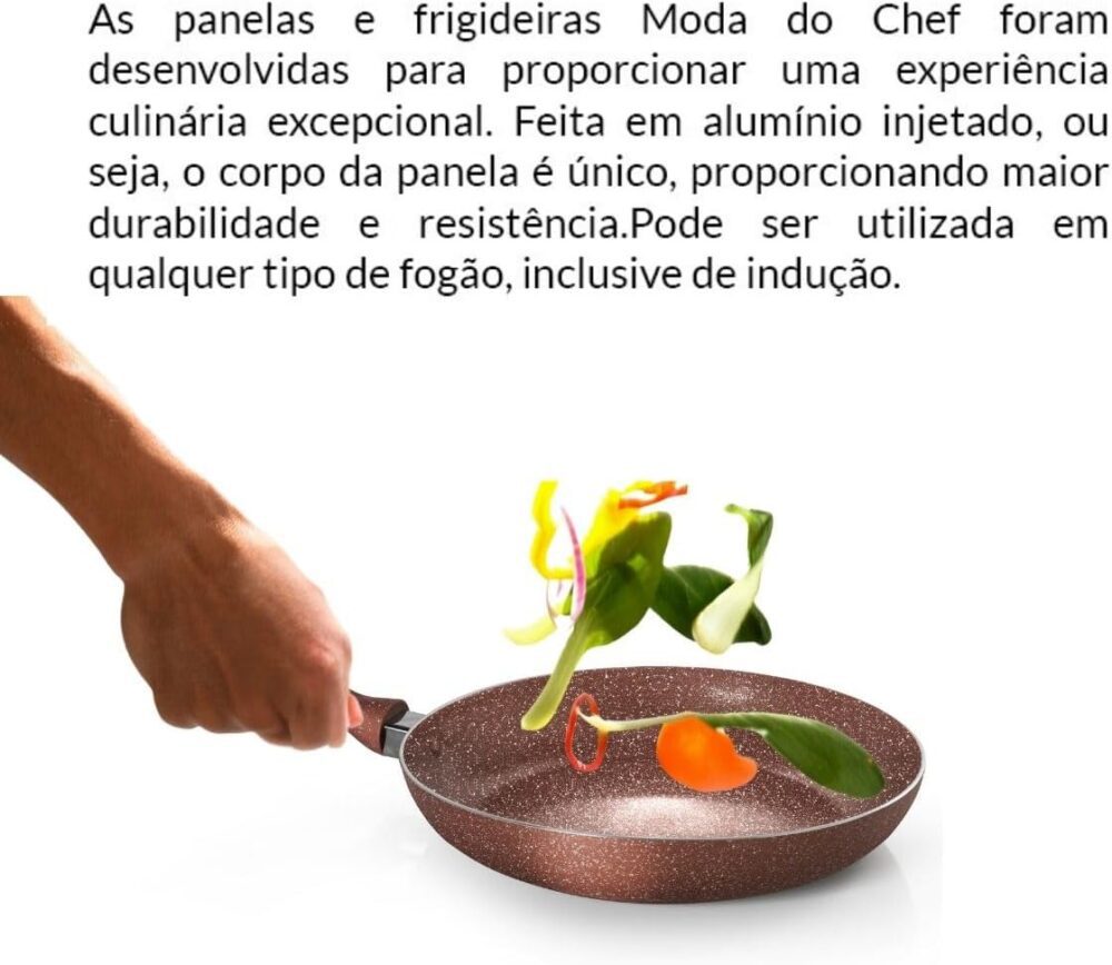 Frigideira 24cm com Antiaderente Premium Resistente Graniflo... - Image 5