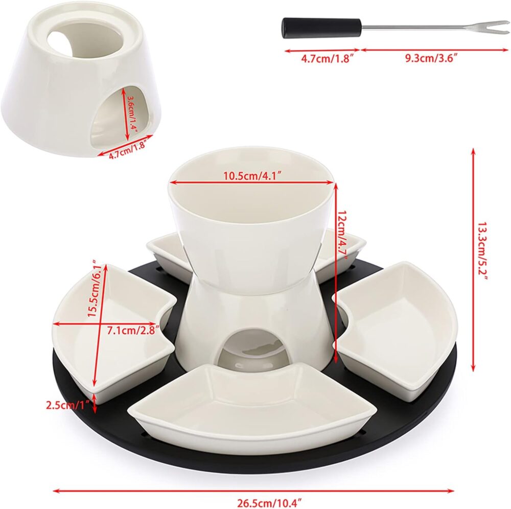 BSTKEY Conjunto de aquecedor de manteiga de cerâmica de 300 ... - Image 2