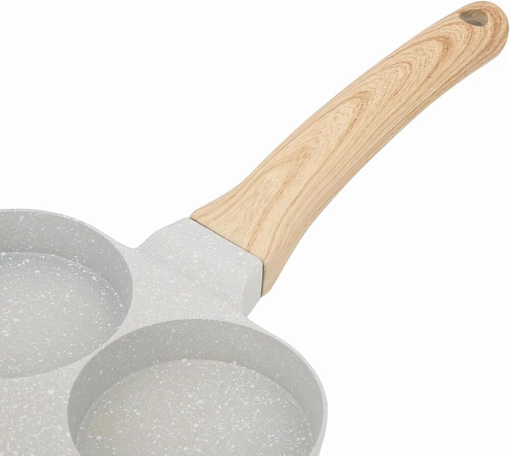 Frigideira Antiaderente 4 Furos Para Ovo Panela de ovo frito... - Image 4
