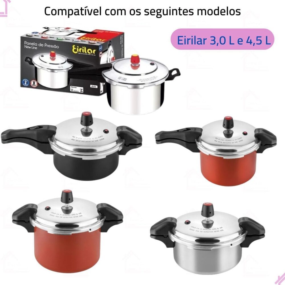 Borracha De Silicone Panela De Pressão Eirilar 3L / 4,5L Fec... - Image 7