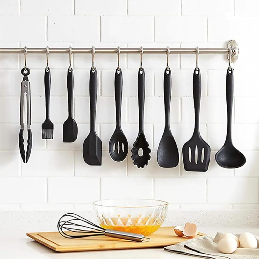 Conjunto Utensílios Profissional 10 Peças Cozinha Silicone P... - Image 9