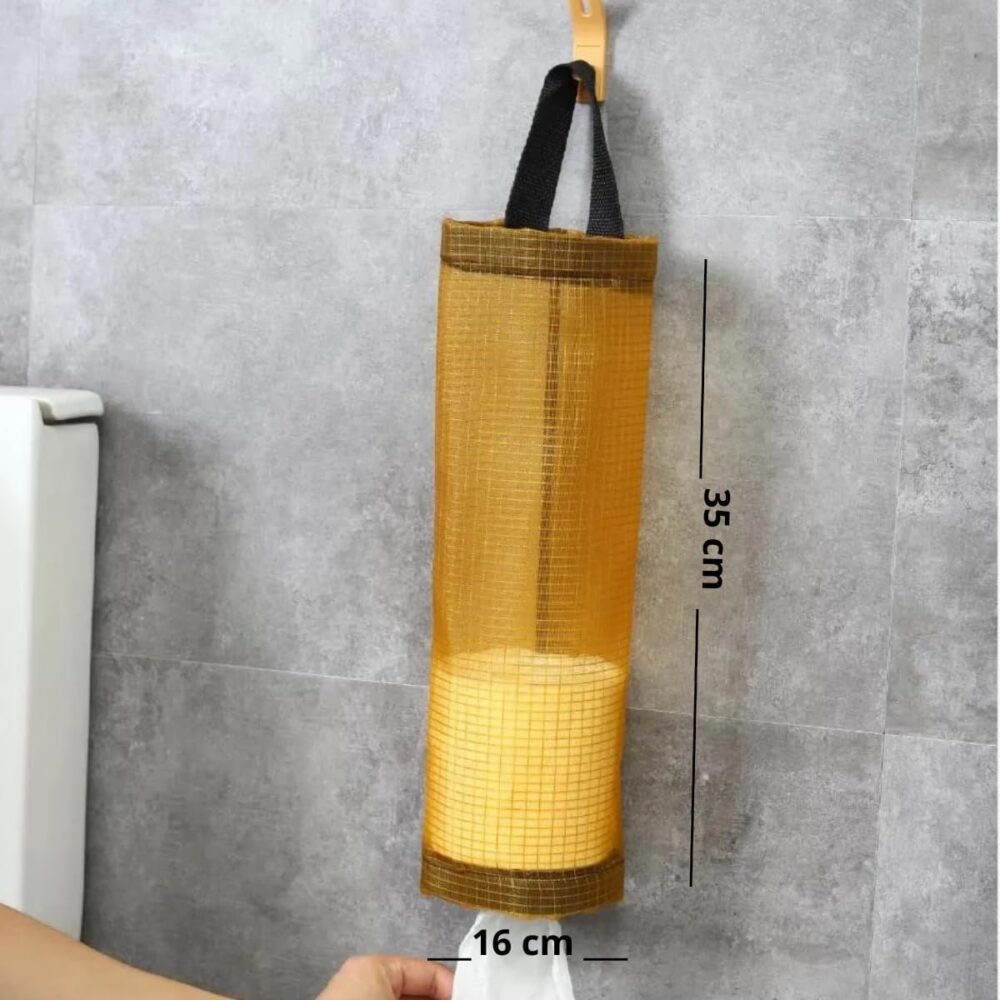 Puxa Saco Organizador Porta Sacolas Plasticas de Cozinha (Pr... - Image 3
