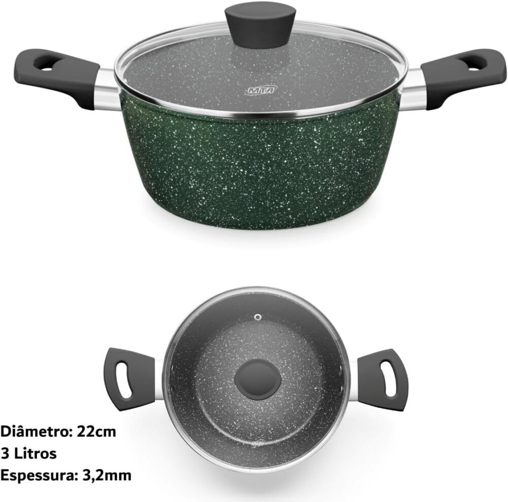 MTA CONJUNTO DE PANELAS CARMELA GARDEN 3 PECAS DE ALUMINIO F... - Image 2