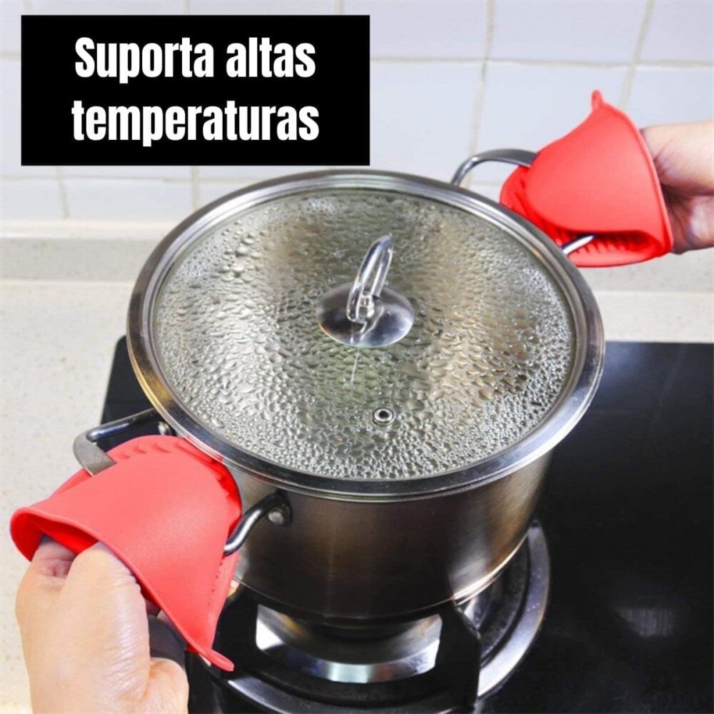 kit 4 luvas termicas para evitar queimar a mao panela quente... - Image 5