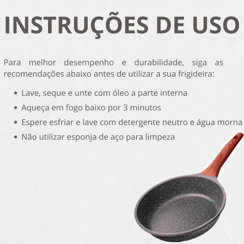 Frigideira Antiaderente Revestimento Cerâmica 28 CM para Fog... - Image 6