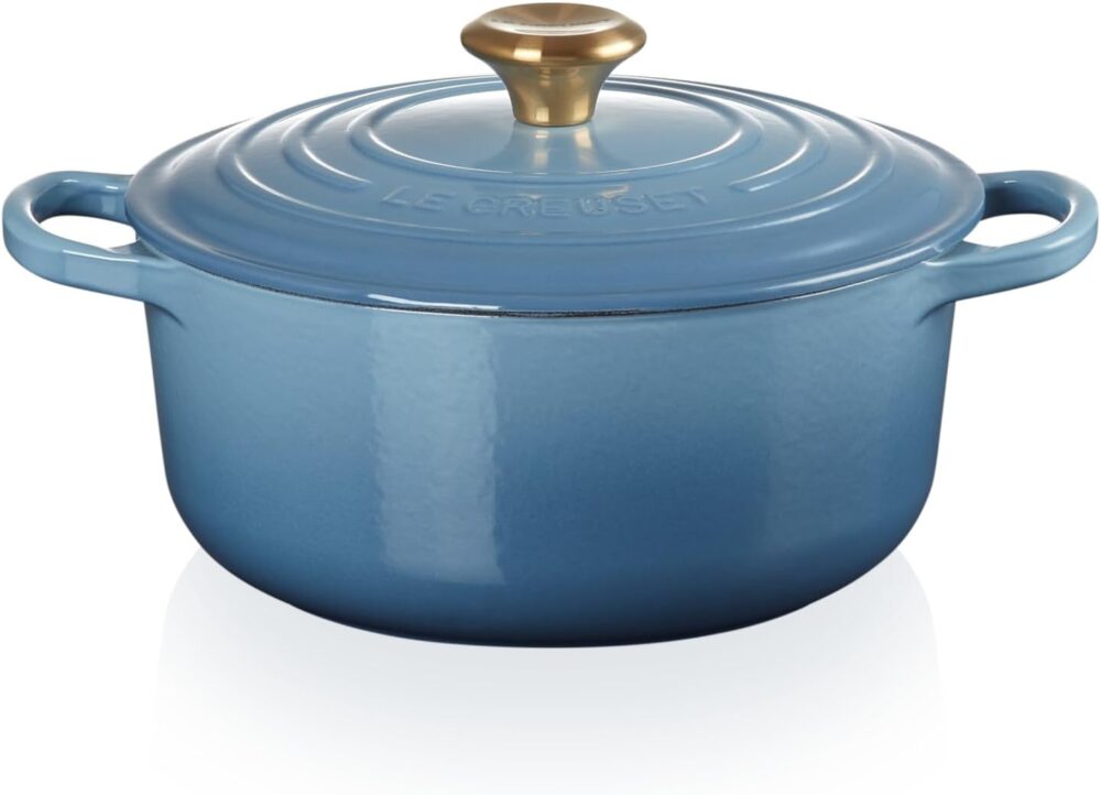 Le Creuset Panela Redonda 20Cm Sig (Peg Dourado) Chambray
