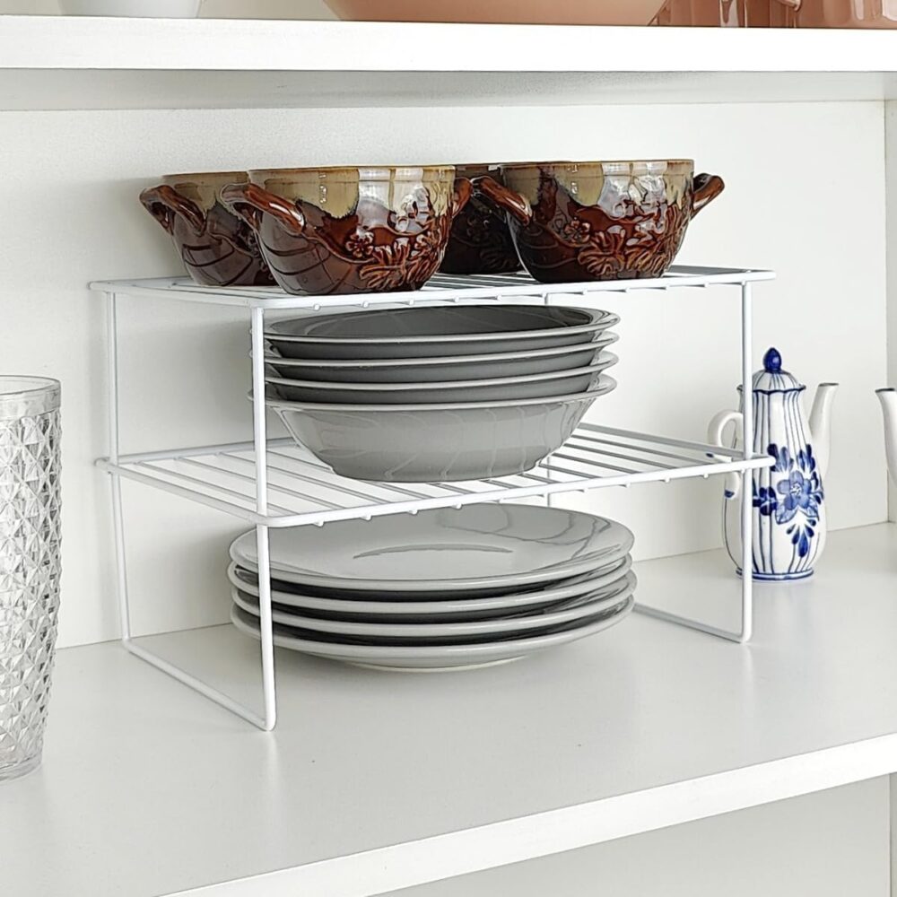 Rack Organizador Objetos Armário Cozinha Prateleira Branco - Image 5