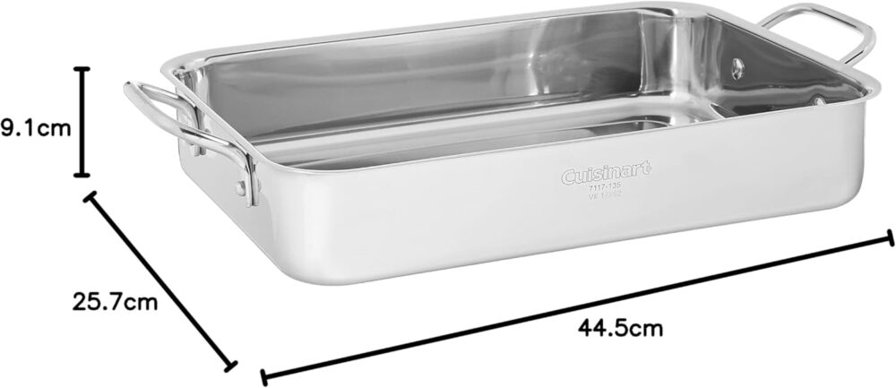 Cuisinart 7117-135 Frigideira para lasanha clássica de 33 cm... - Image 3