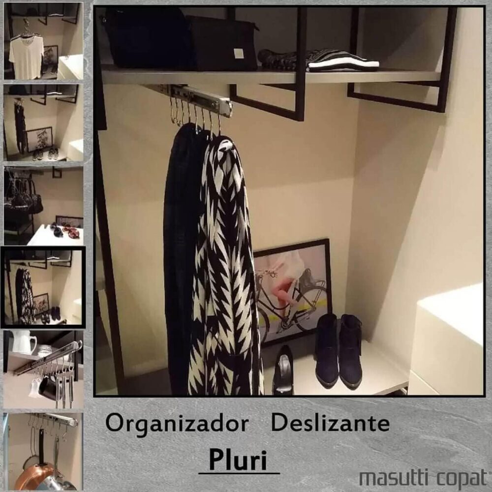 Organizador deslizante Pluri c/cor.telesc. - Masutti Copat - Image 7