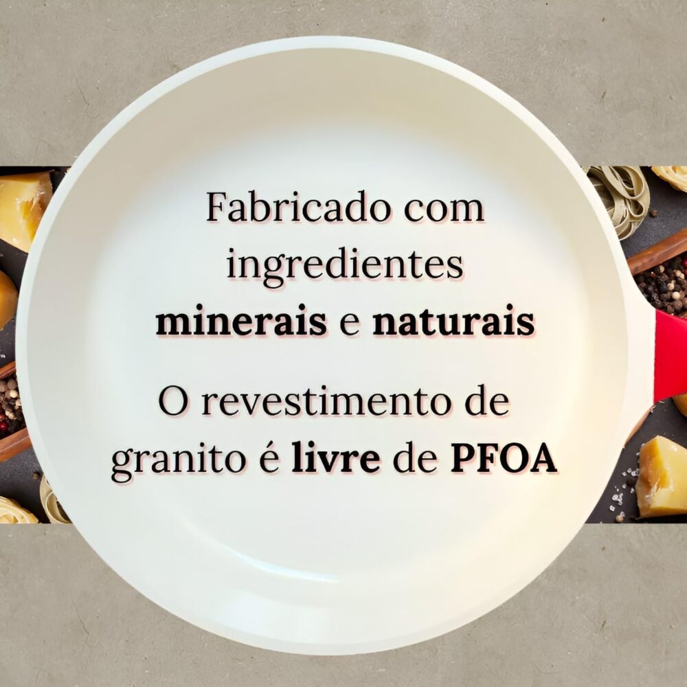 Conjunto de Panelas de Cerâmica Antiaderente Revestido de Gr... - Image 7