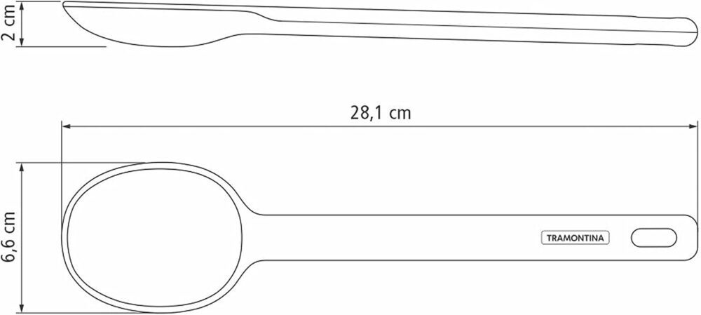 Colher de Servir Molde em Silicone Cinza Tramontina - 258111... - Image 7