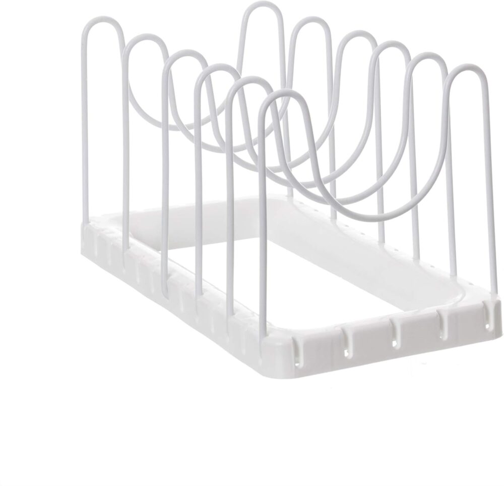Organizador para Tampas e Frigideiras, Metaltru, Branco