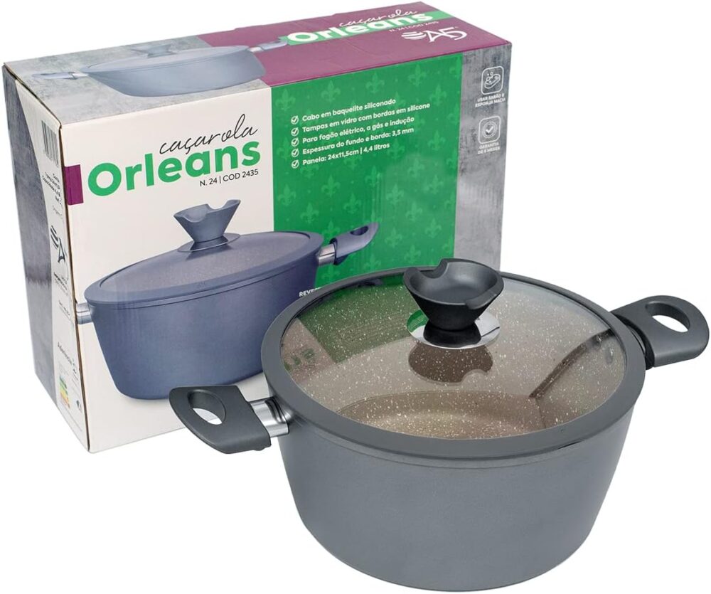 Caçarola Orleans Granito Nº 24 Espessura 3,5mm c/Indução - Image 2