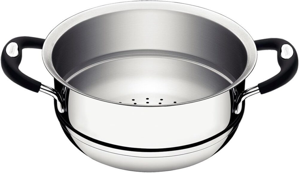 Cozi-Vapore Tramontina Duo Silicone em Aço Inox com Alças em...